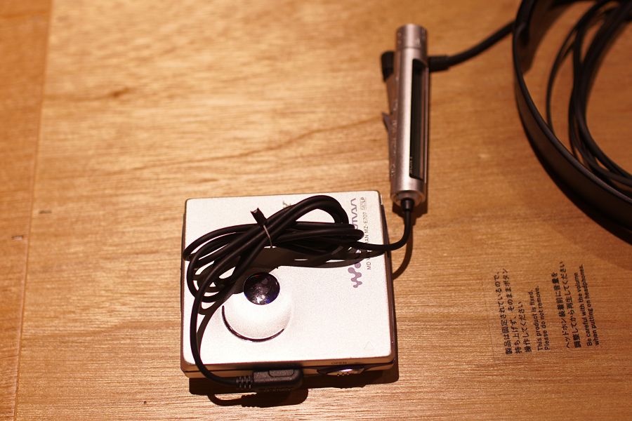 WALKMAN IN THE PARK 展示 MDウォークマン