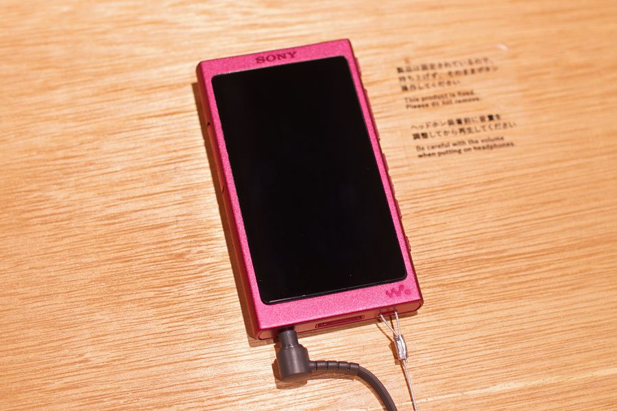 WALKMAN IN THE PARK 展示 mp3ウォークマン