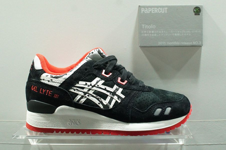 アシックス ゲルライト 3 (ASICS GEL-LYTE 3) ティトロ ペーパーカット (Titlo PAPERCUT)