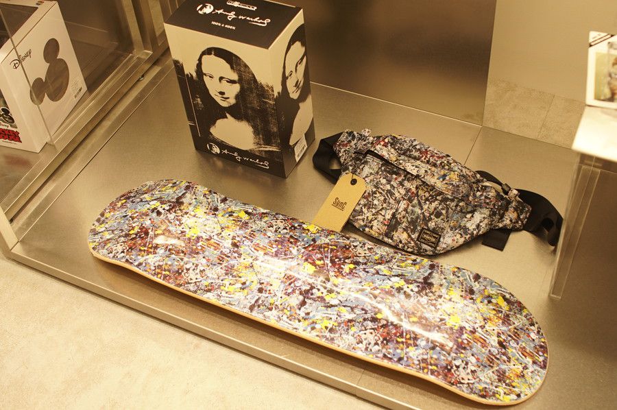 モナリザ スケートボード ウエストバッグ