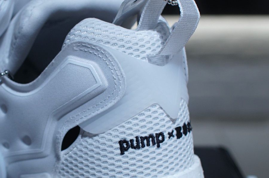 インスタポンプ フューリー ブースト(Instapump Fury Boost) ブラック&ホワイト Black & White 白/ホワイト ヒール部分 クリアパーツ