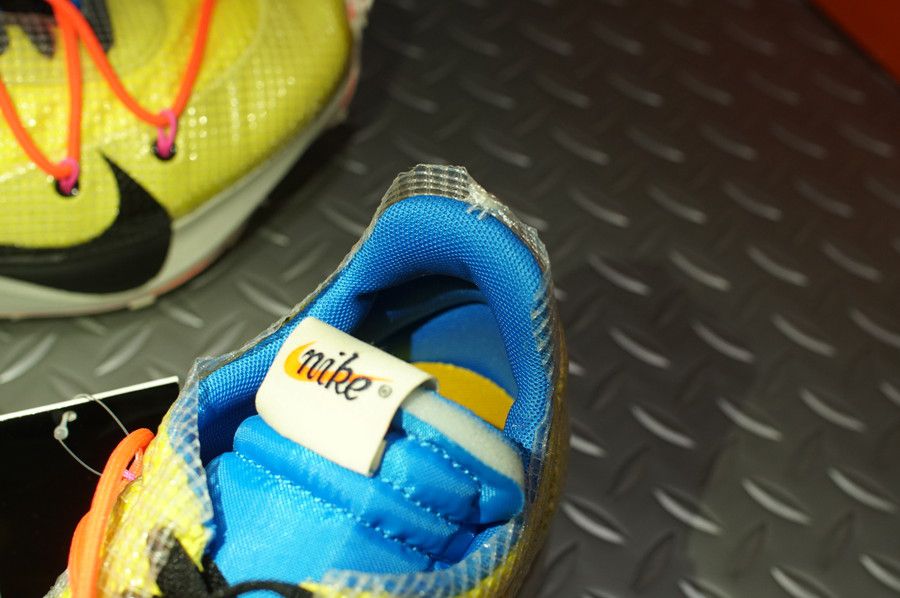 オフホワイト x ナイキ ヴェイパー ストリート OFF-WHITE x NIKE VAPOR STREET イエロー CD8178-700 ヒールカップ