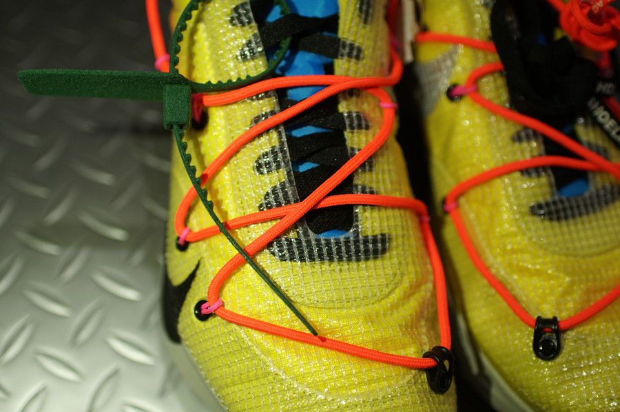 オフホワイト x ナイキ ヴェイパー ストリート OFF-WHITE x NIKE VAPOR STREET イエロー CD8178-700 シューレース