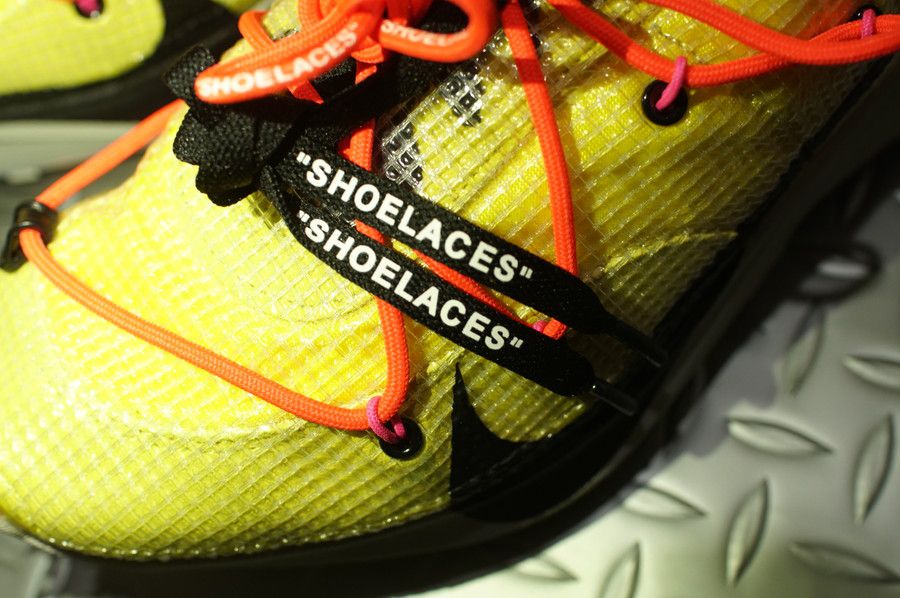 オフホワイト x ナイキ ヴェイパー ストリート OFF-WHITE x NIKE VAPOR STREET イエロー CD8178-700 シューレース