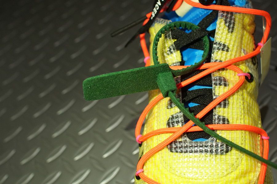 オフホワイト x ナイキ ヴェイパー ストリート OFF-WHITE x NIKE VAPOR STREET イエロー CD8178-700 タグ