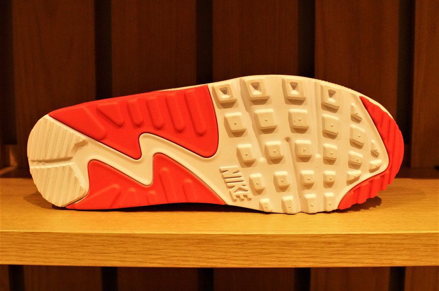エアマックス90 アンディフィーテッド AIR MAX 90 UNDEFEATED ホワイト/レッド 白/赤 ソール