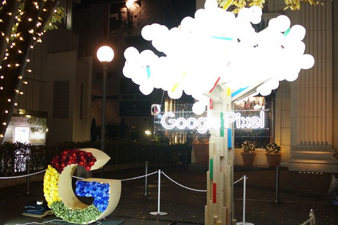 表参道 ルミネーション 2019 マジックイルミネーション GOOGLE Pixel グーグルピクセル