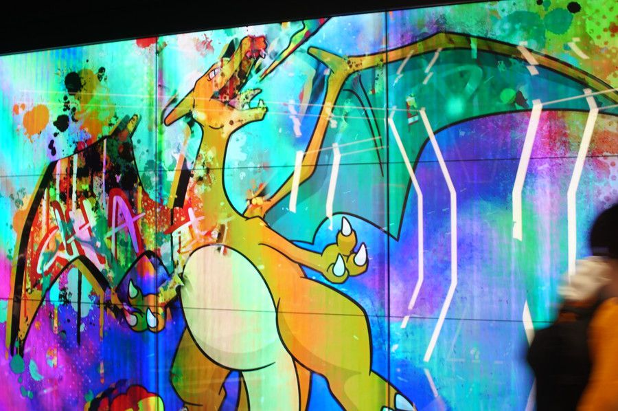 ポケモンセンター 渋谷 モニター 映像