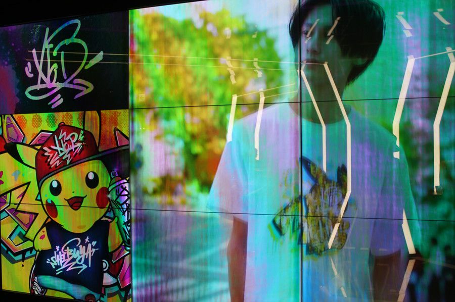 ポケモンセンター 渋谷 モニター 映像