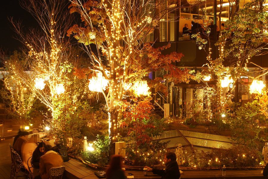 東急プラザ表参道原宿 イルミネーション OMOHARA Illumination