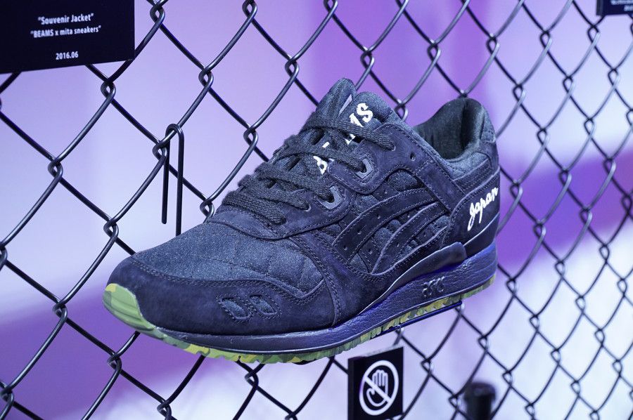 ASICS GEL-LYTE 3 ミタスニーカーズ BEAMS(ビームス) Souvenir Jacket(スーベニア ジャケット) ブラック アシックス ゲルライト 3