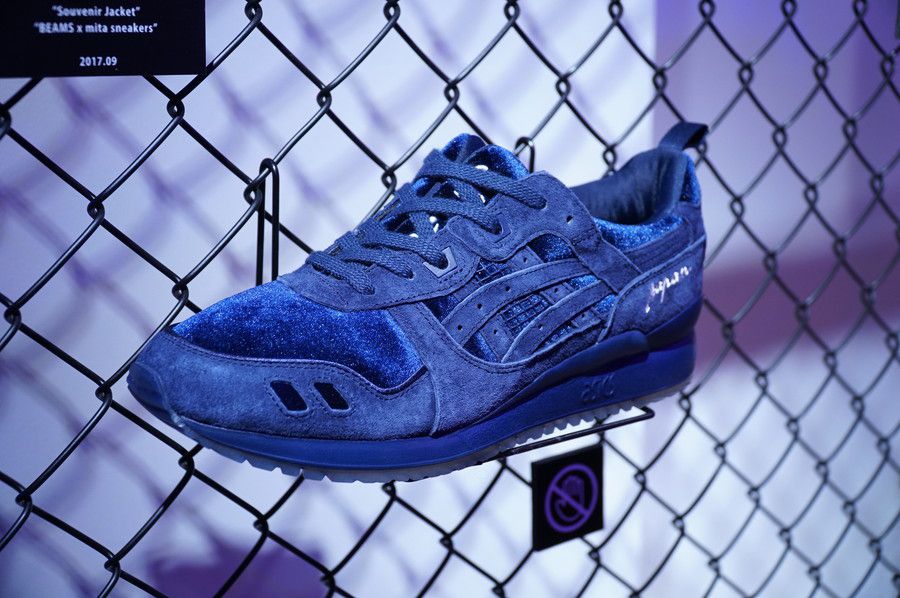 ASICS GEL-LYTE 3 ミタスニーカーズ BEAMS(ビームス) Souvenir Jacket(スーベニア ジャケット) ネイビー アシックス ゲルライト 3