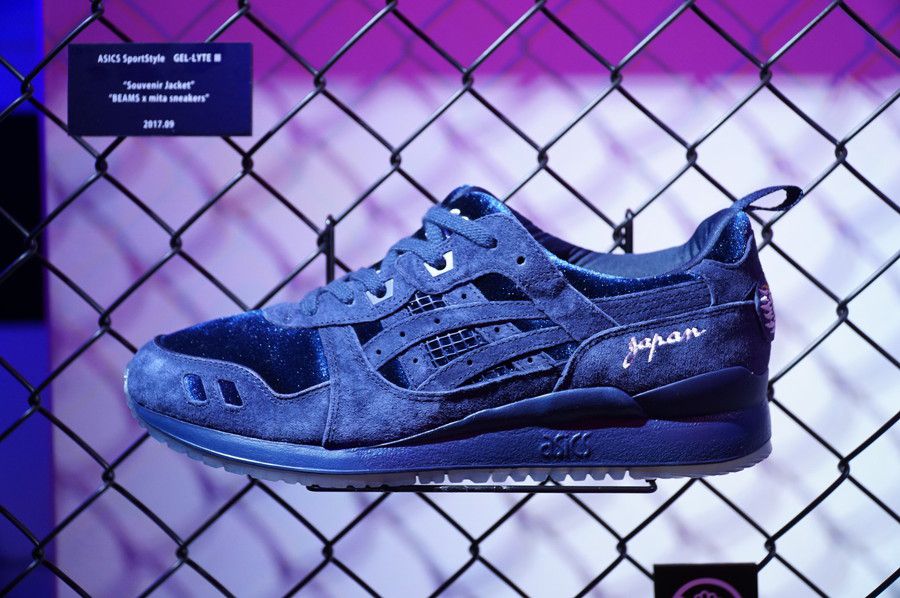 ASICS GEL-LYTE 3 ミタスニーカーズ BEAMS(ビームス) Souvenir Jacket(スーベニア ジャケット) ネイビー アシックス ゲルライト 3