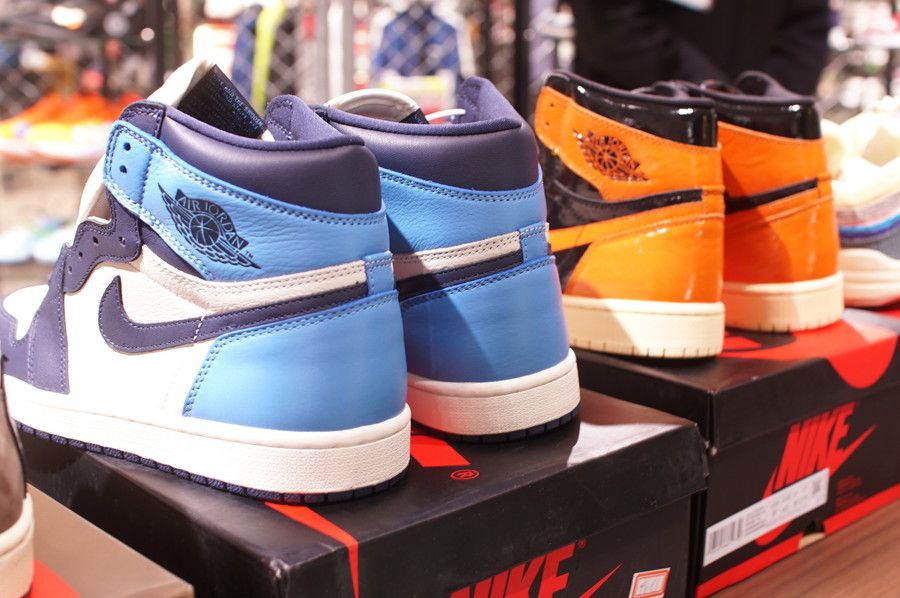 ジョーダン1 オブシディアン フェイク(偽物) 真贋判定のためのサンプル