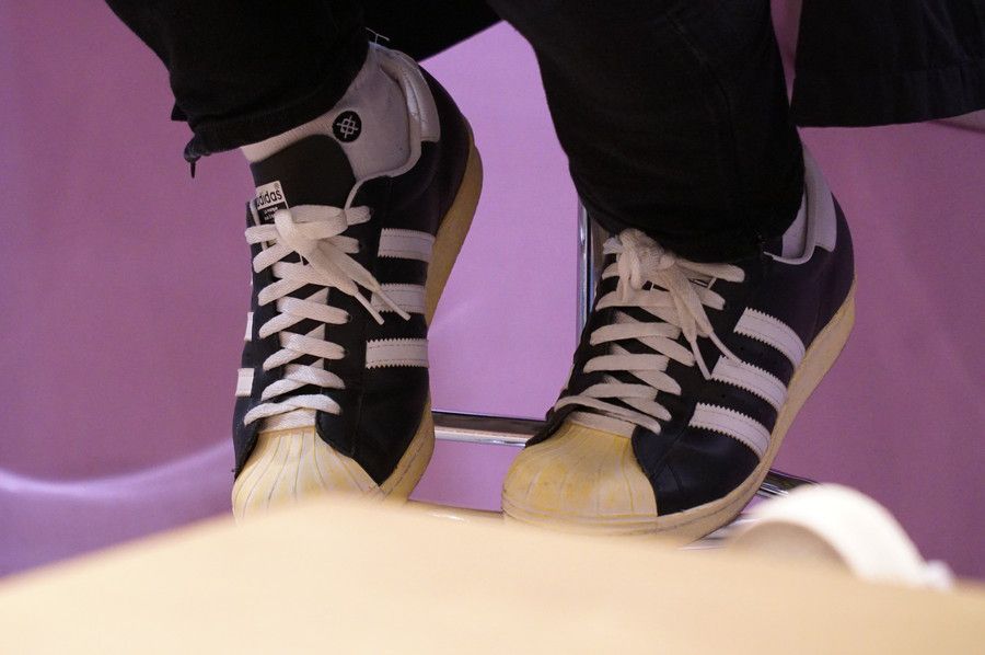 ADIDAS SUPERSTAR アディダス スーパースター 2020 50th ローンチパーティ トークセッション 足元