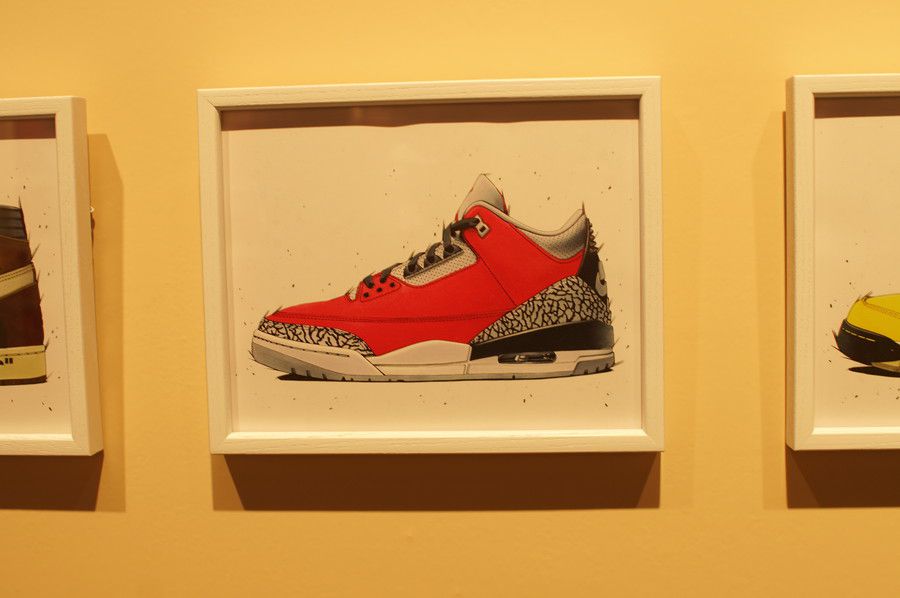 DAI TAMURA (田村大) アート JORDAN3 ジョーダン3 UNITE ユナイト レッドセメント