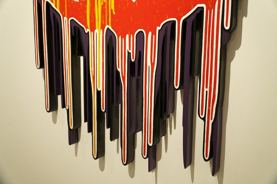 sneakerwolf(スニーカーウルフ) アート作品 ディテール 立体感 陰影