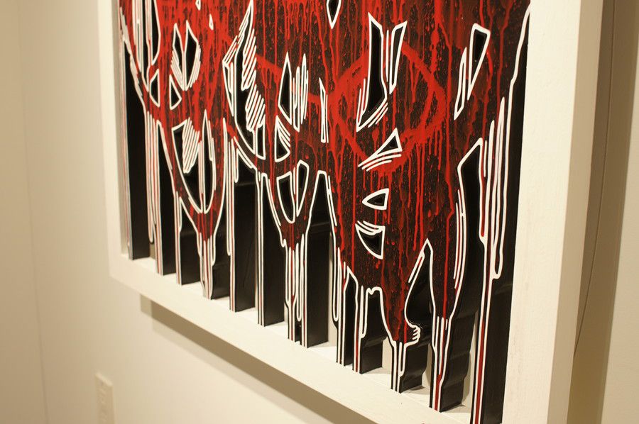 sneakerwolf(スニーカーウルフ) アート作品 ディテール 立体感 陰影