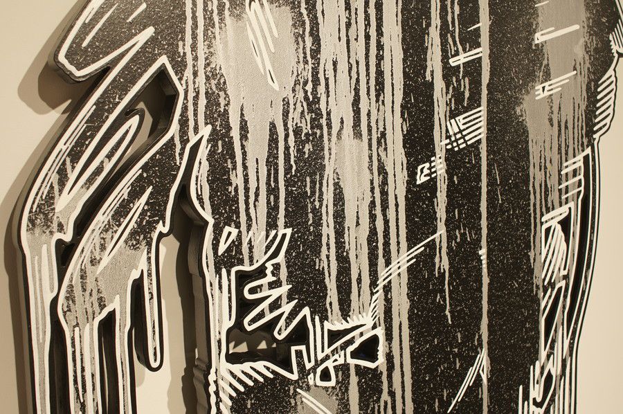 sneakerwolf(スニーカーウルフ) アート作品 ディテール 立体感 陰影