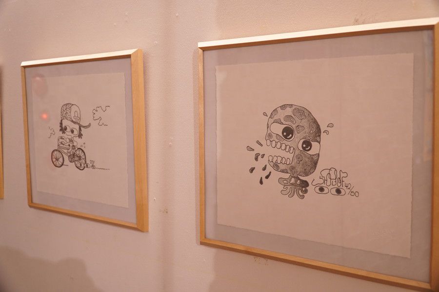 UFO907 "GONE POSTAL" 個展 TOKYO CULTUART by BEAMS トキョーカルチャート ビームス 廊下の作品