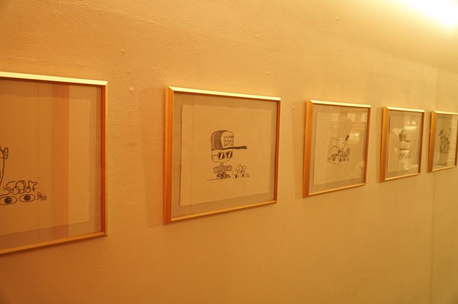 UFO907 "GONE POSTAL" 個展 TOKYO CULTUART by BEAMS トキョーカルチャート ビームス 廊下の作品