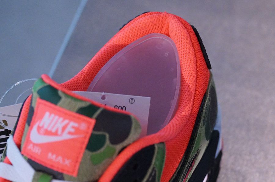 エアマックス90 ダックカモ アトモス AIRMAX90 "DUCK CAMO" atmos 履き口 ライナー