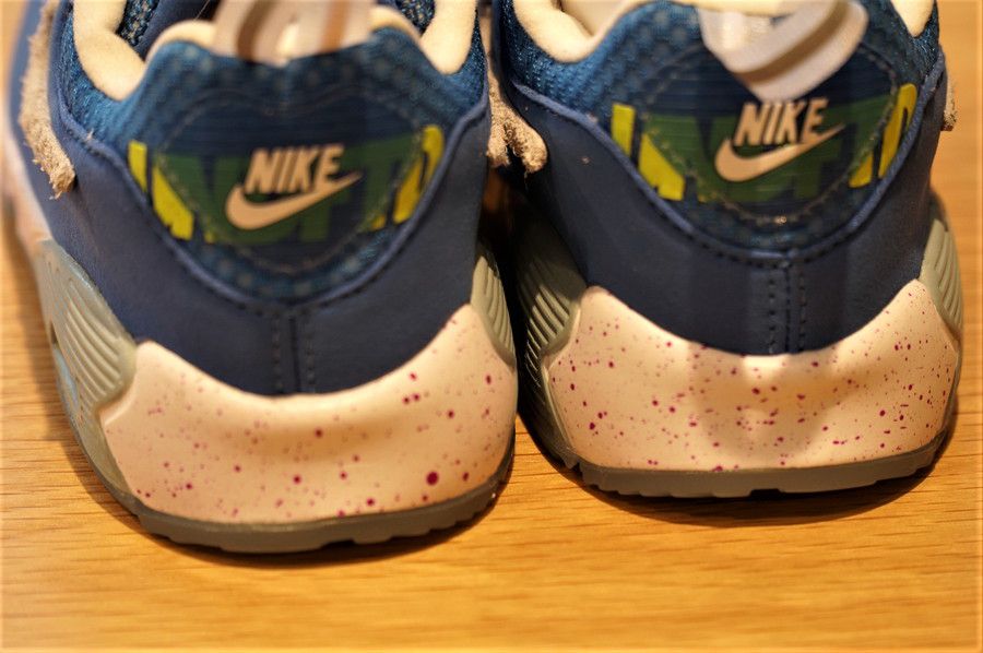 トドラーサイズ エアマックス90 アンディフィーテッド ブルー AIRMAX 90 UNDEFEATED "Pacific Blue"