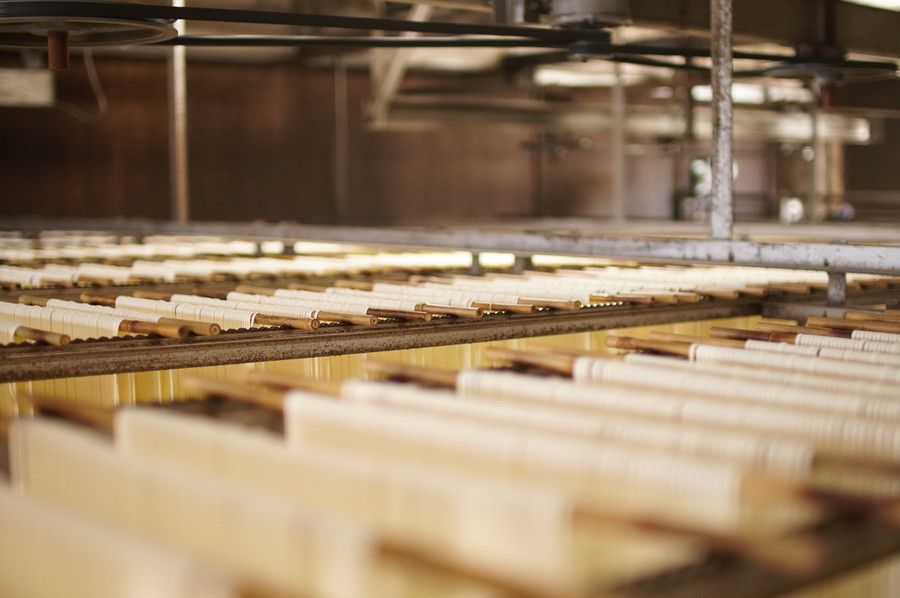 江戸玉川屋 製麺 乾燥工程