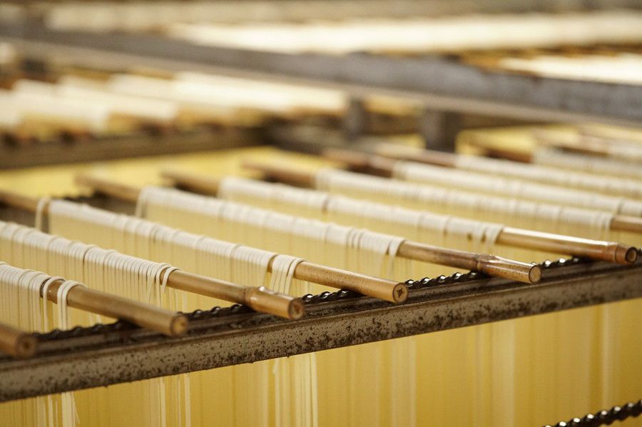 江戸玉川屋 製麺 乾燥工程