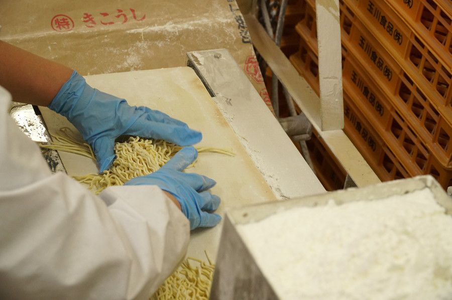 江戸玉川屋 製麺工場 ラーメン