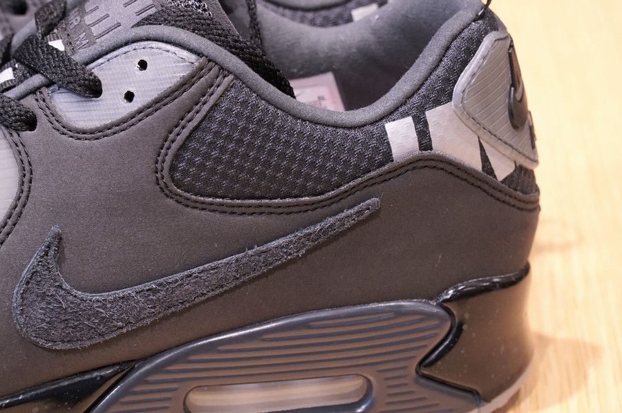 UNDEFEATED x NIKE AIRMAX 90 "anthracite" アンディフィーテッド ナイキ エアマックス90 アンスラサイト ブラック マッドガード