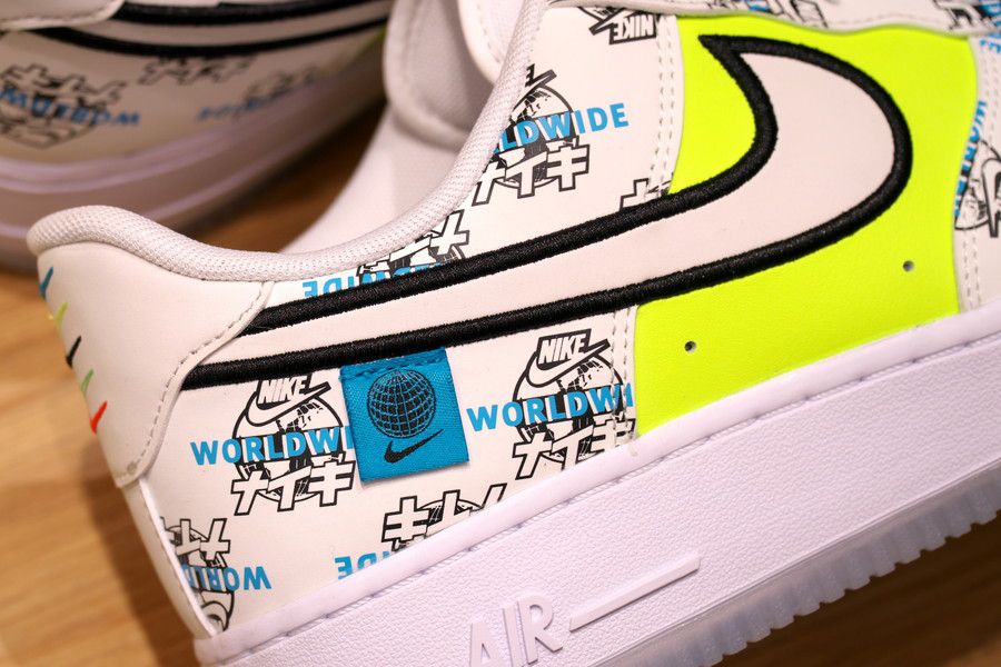 NIKE AIR FORCE1 WORLDWIDE KATAKANA エアフォース1をカタカナで