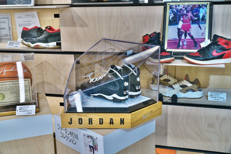 メジャーリーグ時代のマイケルジョーダンのスパイクシューズ