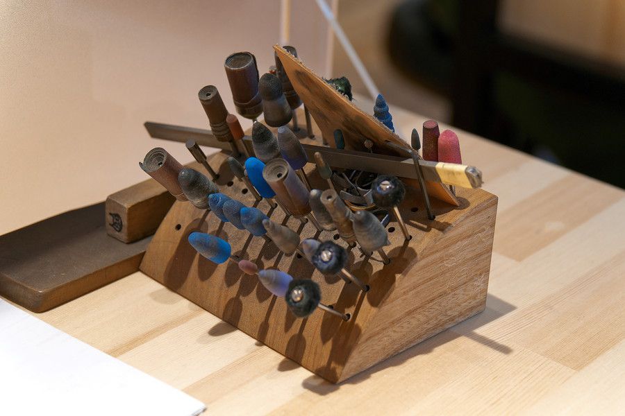 ringram(リングラム) 表参道店の指輪を製作する道具