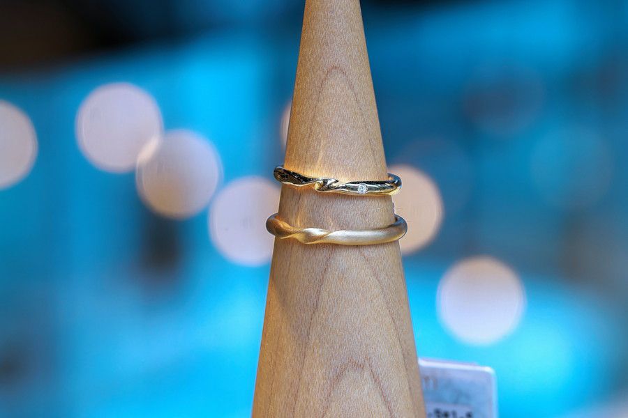 結婚指輪の完成サンプル