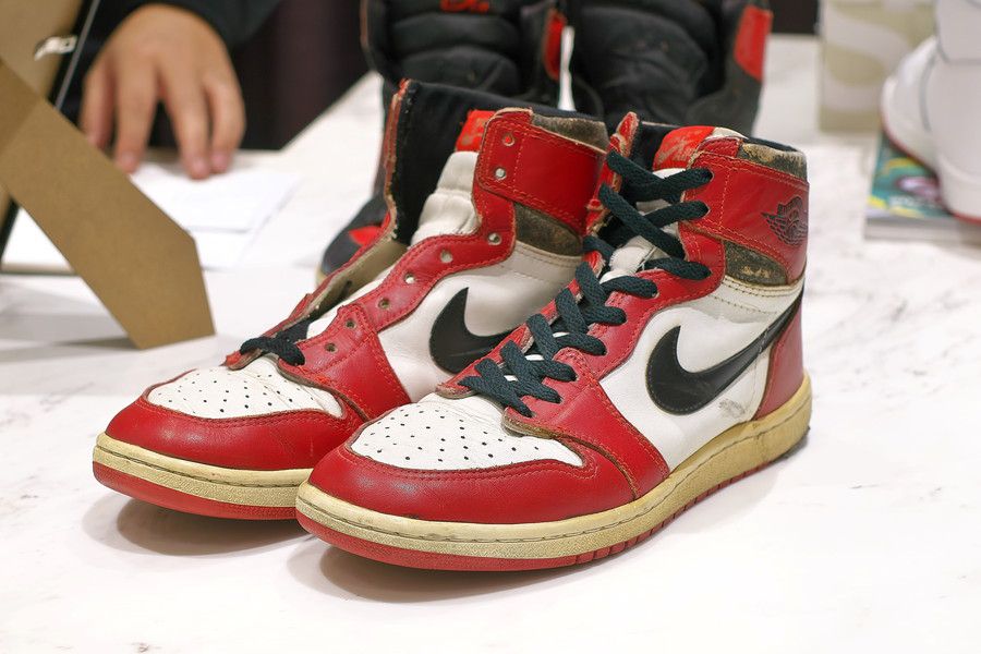 リペア前のAJ1(エアジョーダン1) OG CHICAGO(シカゴ)